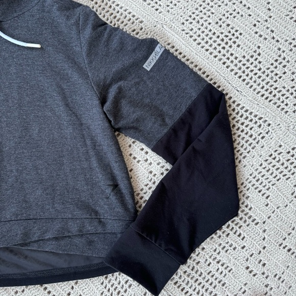 Gymshark Collab Nikki Blakketter Cropped Sweatshirt Mesh Back “Effortles” - Picture 4 of 7